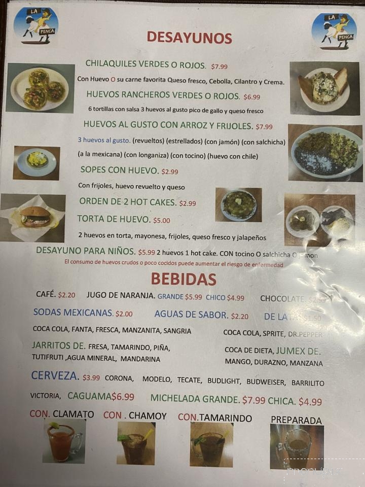 Pollos A La Penca Los 3 Amigos - Oklahoma City, OK menu_pic
