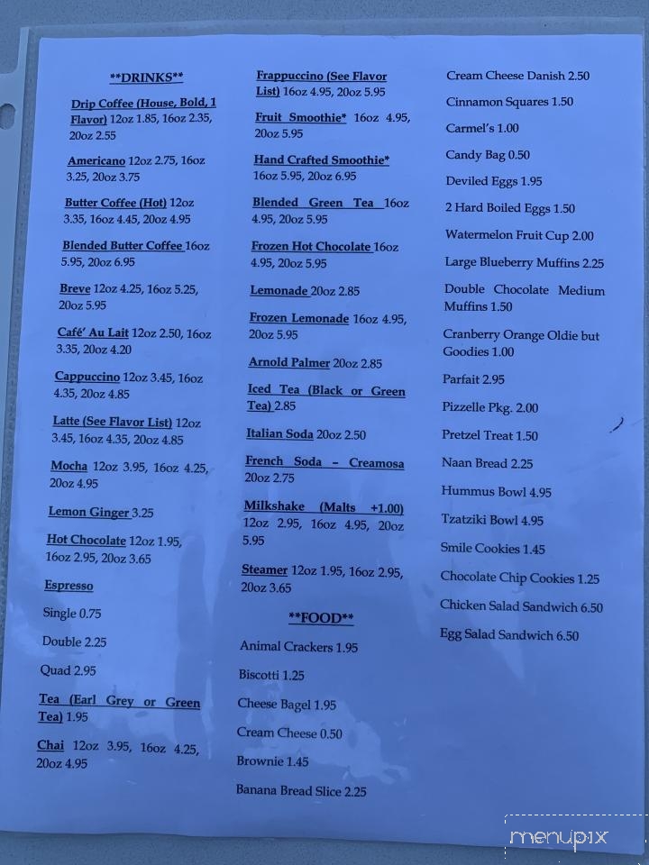 Brew Moon - Caseville, MI menu_pic