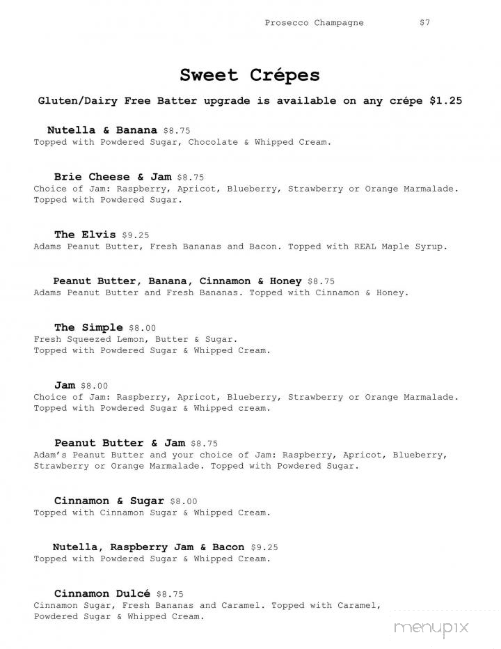 Mon Ami Cafe - Venice, FL menu_pic