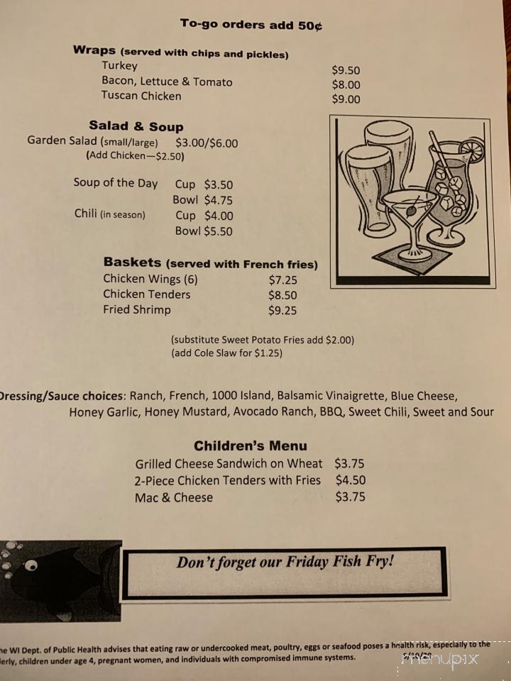 Tavern On The Loop - Three Lakes, WI menu_pic