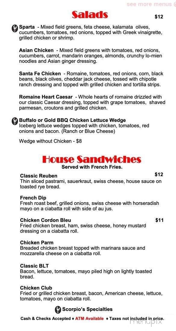 Scorpio's Pizzaria - Lancaster, NH menu_pic