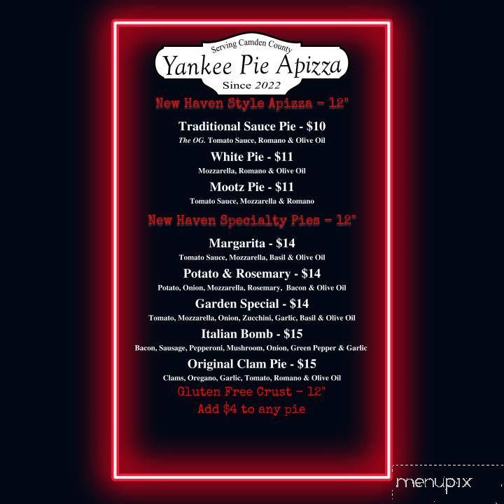 Yankee Pie Apizza - St. Marys, GA