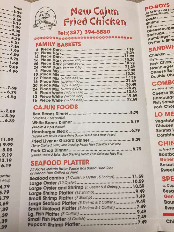Cajun Fried Chicken & Seafood - Saint Martinville, LA