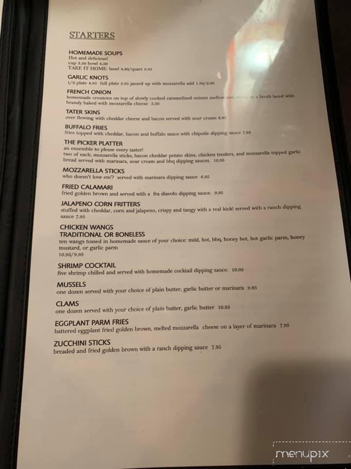 Danny's Restaurant - Walton, NY menu_pic