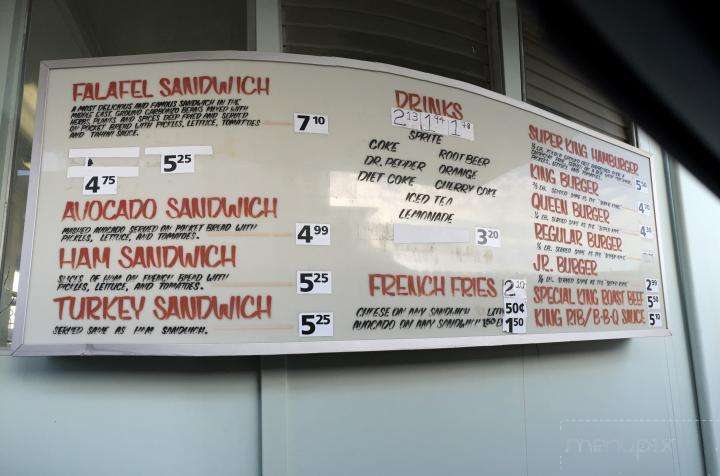 Menu of Charlie's Burgers Plus in Orcutt, CA 93455
