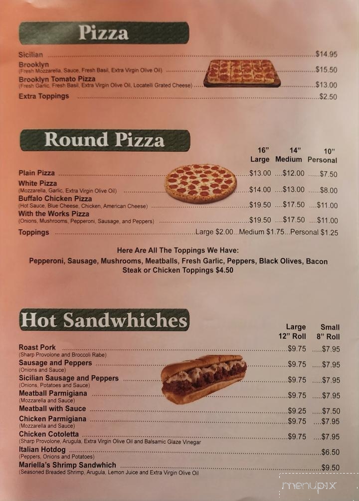 Sal's Italian Deli - Bristol, PA menu_pic