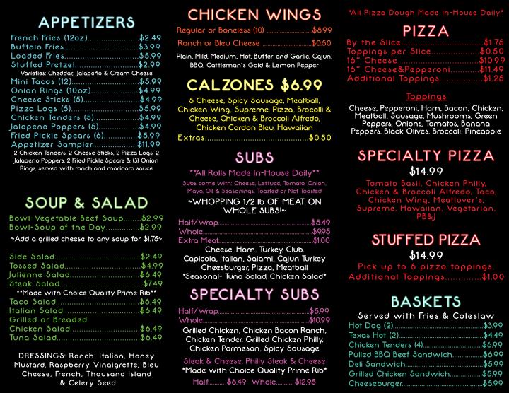 Slices Of The 80's - Bradford, PA menu_pic