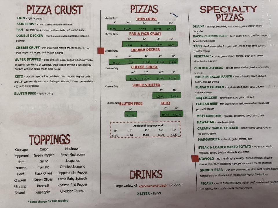 Pizza Palace - Gilman, IL menu_pic