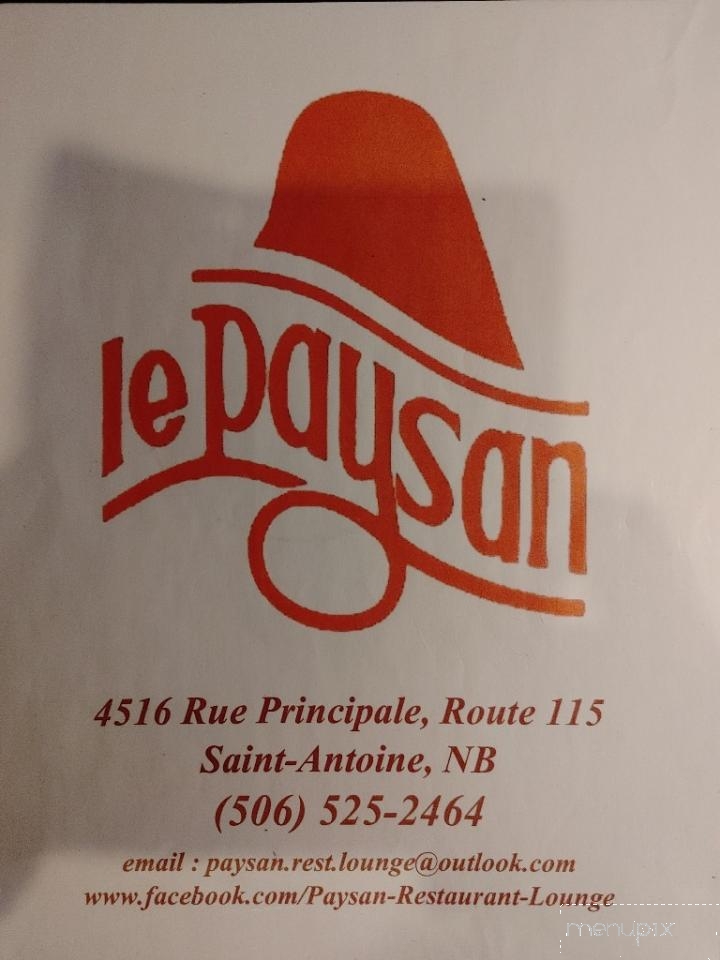 Paysan Restaurants - Saint Antoine-De-Kent, NB