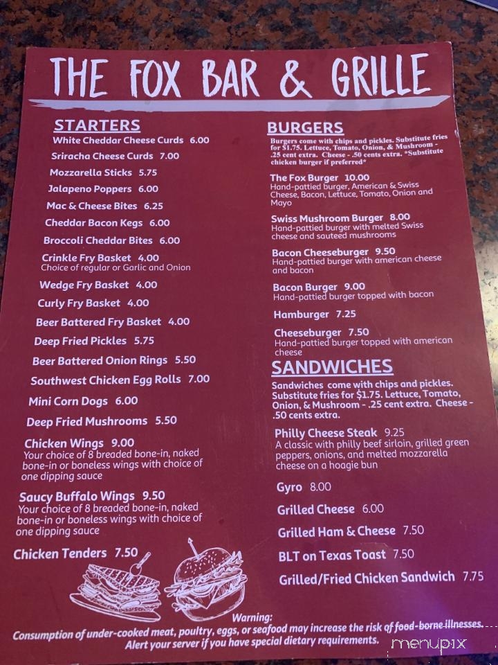 The Fox Bar and Grille - Marshall, WI