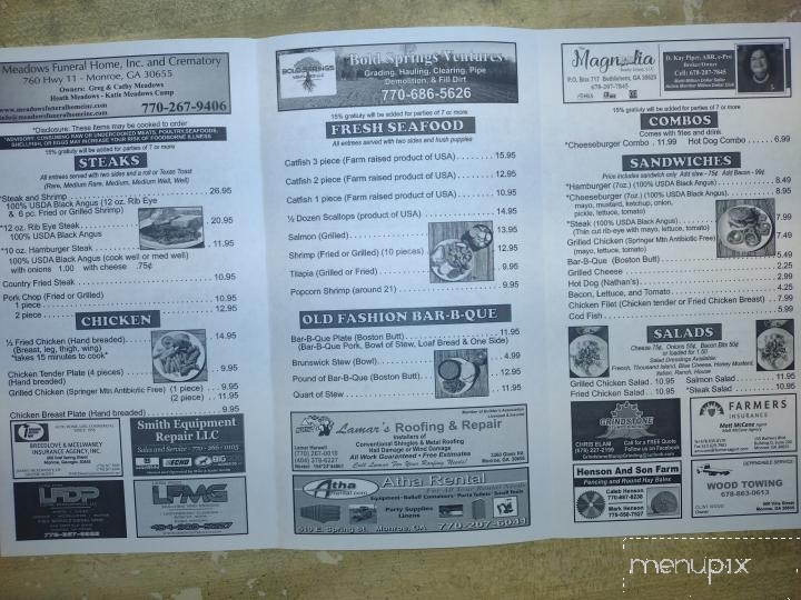 Campton Restaurant - Monroe, GA menu_pic