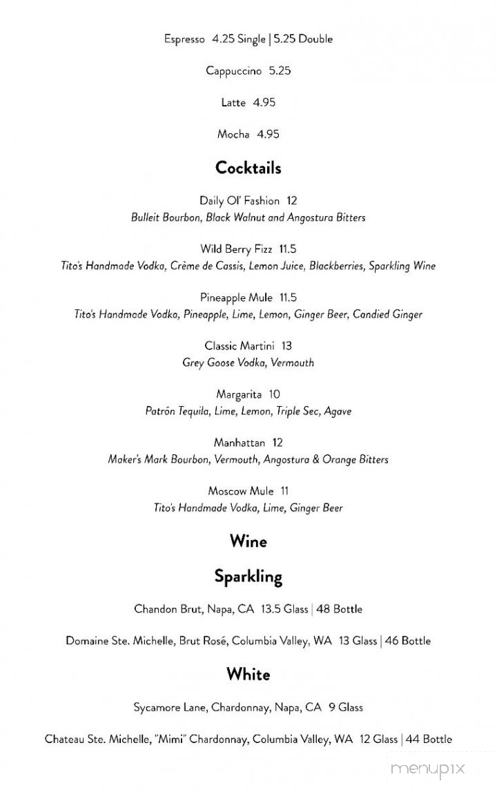 Daily Grill - Studio City, CA menu_pic