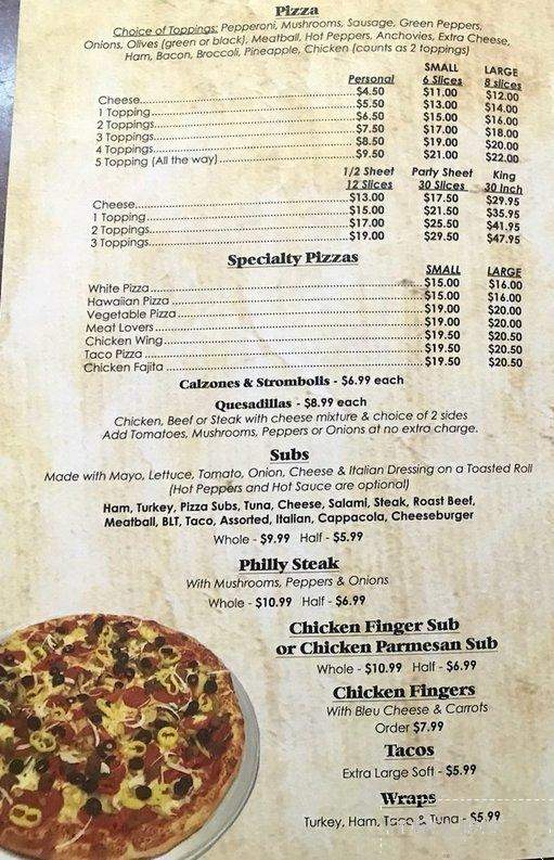 Pizza King - Wellsville, NY menu_pic
