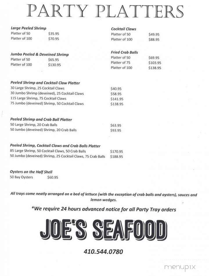 Joe's Seafood - Severna Park, MD