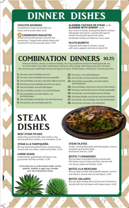 Los Magueyes - Inverness, FL menu_pic