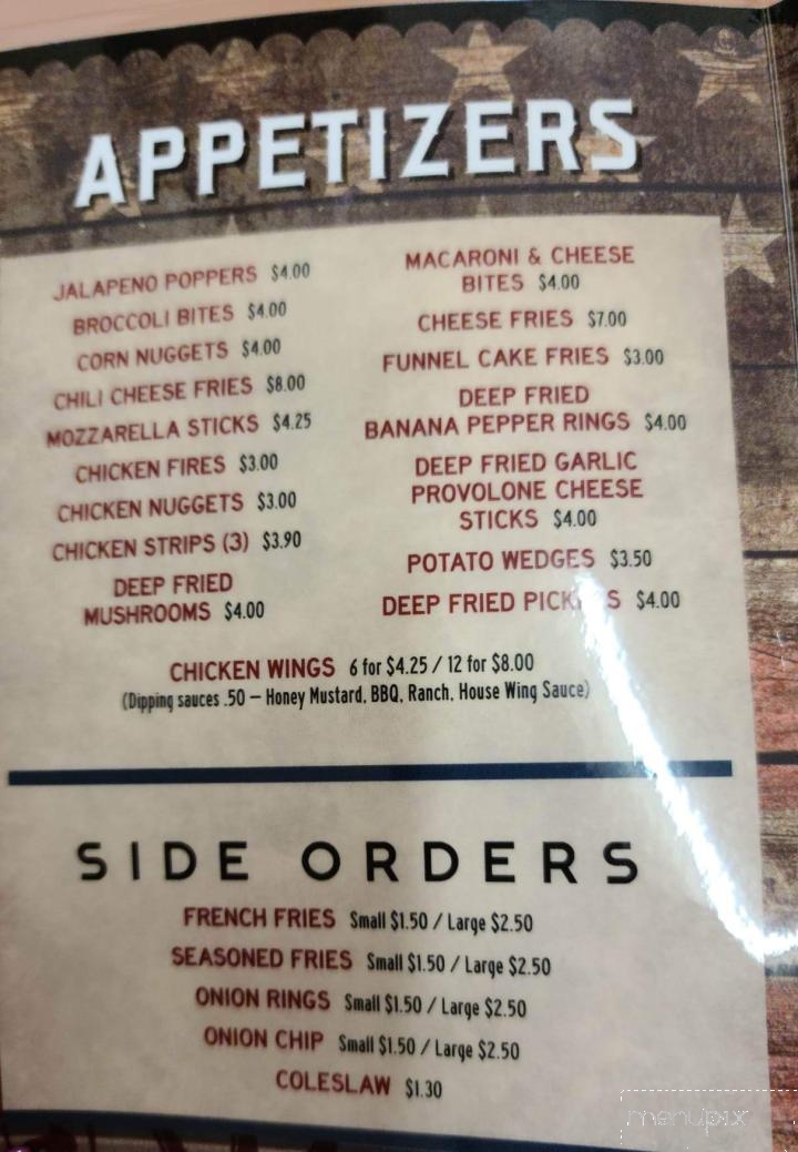 Granny Jack's - Omar, WV menu_pic