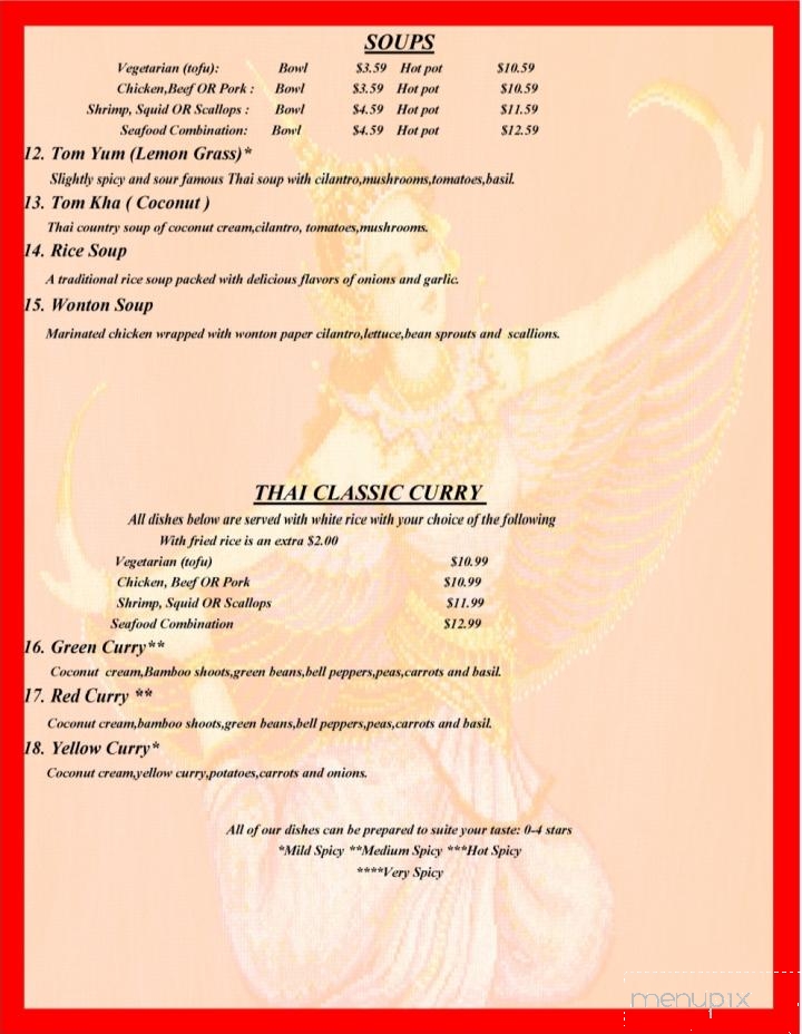 Tenten Thai - North Wilkesboro, NC menu_pic