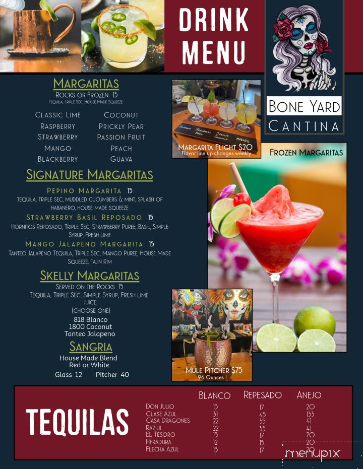 Bone Yard Cantina - Warwick, NY menu_pic