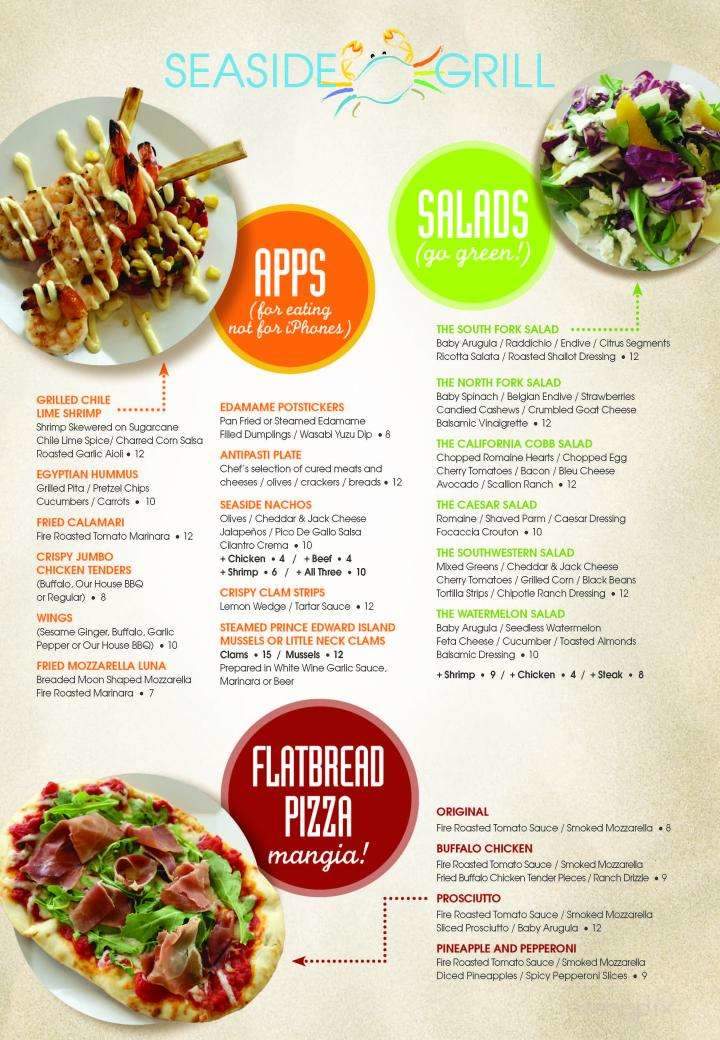 Seaside Grill - Riverhead, NY menu_pic