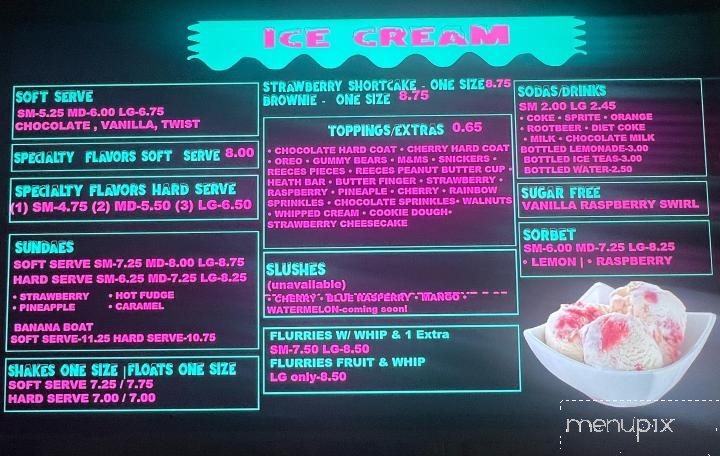 Carol's Dairy Bar - Fitchburg, MA menu_pic