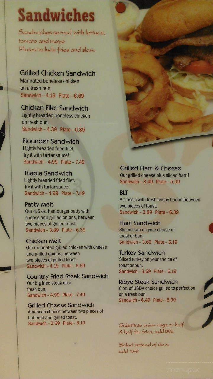 Kosta's Grill - Greenville, SC menu_pic