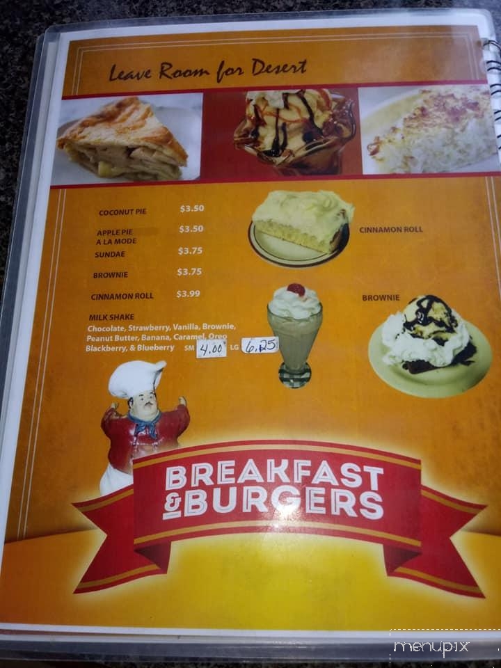 Breakfast And Burgers - Salem, OR menu_pic