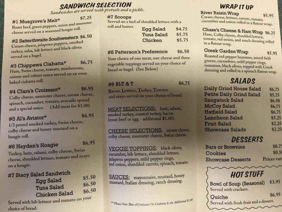 Daily Grind - Tecumseh, MI menu_pic