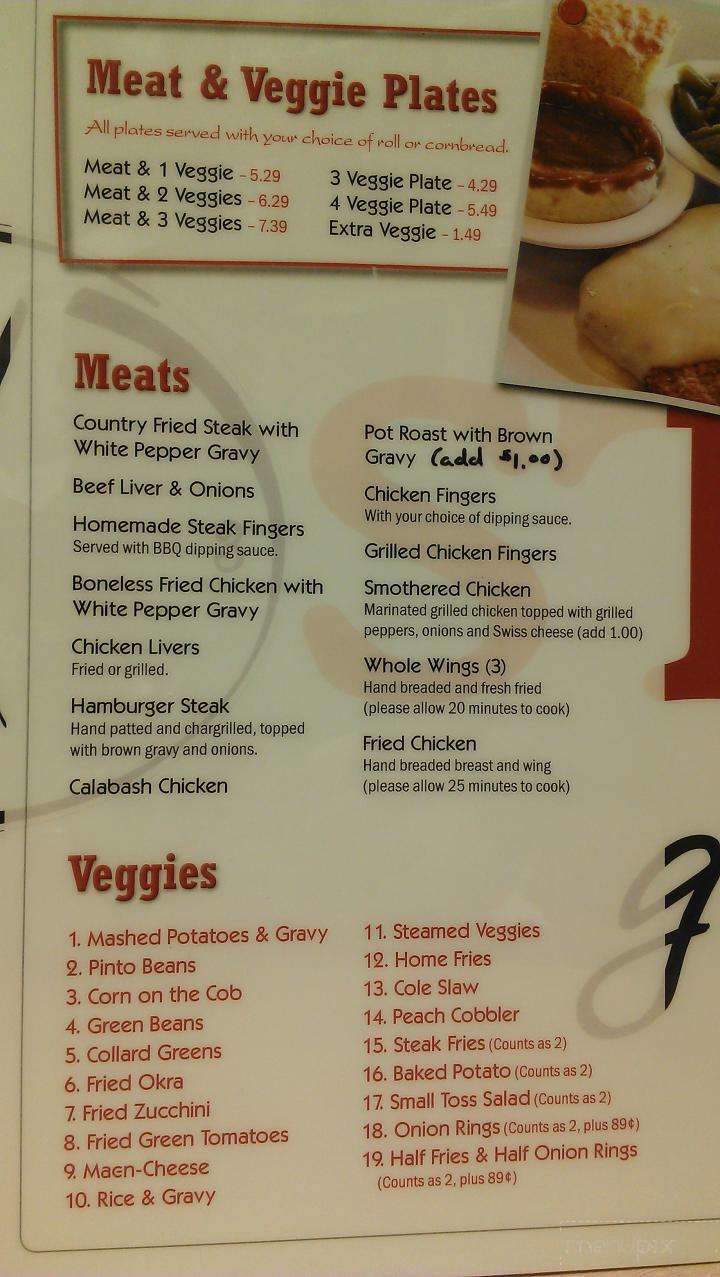 Kosta's Grill - Greenville, SC menu_pic