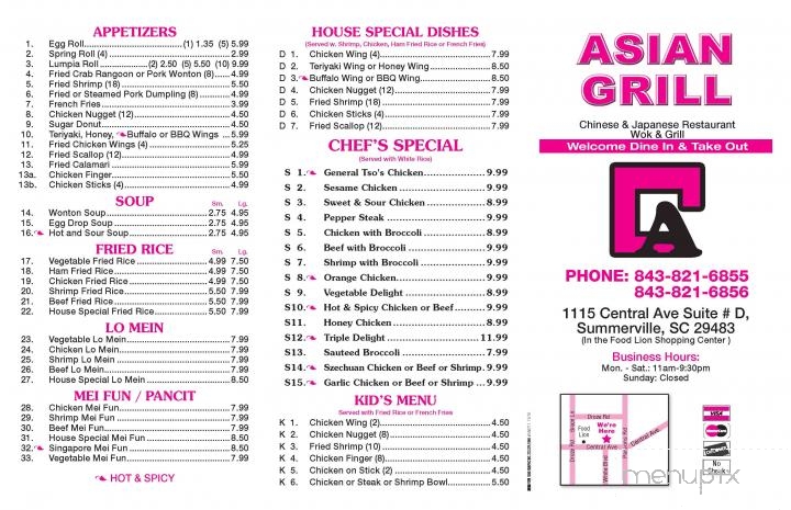 Asian Grill - Summerville, SC