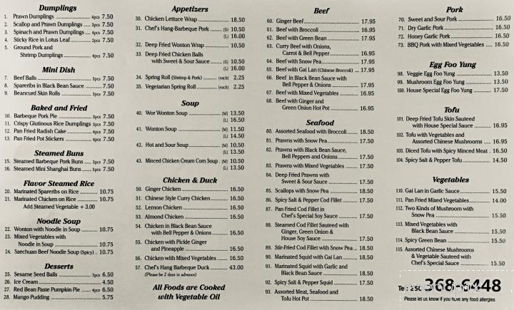 golden city chinese food sechelt
