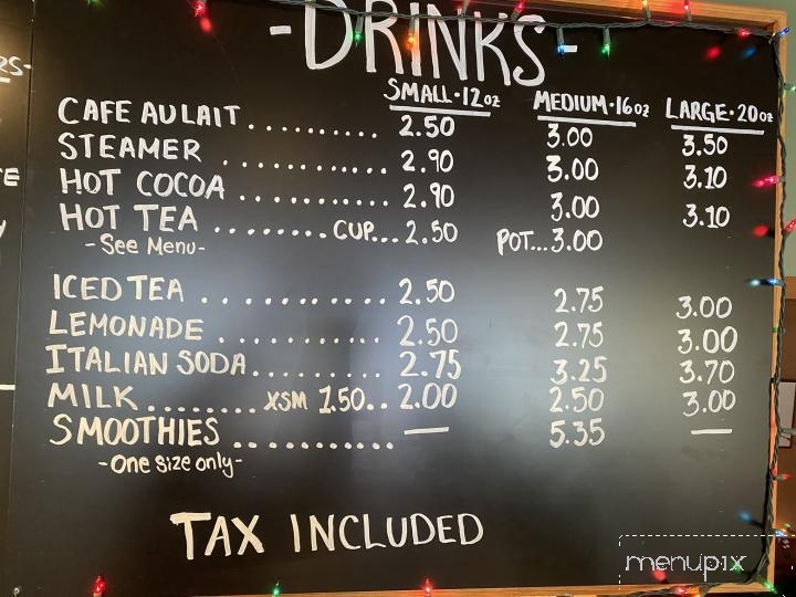 Lone Gull Coffee House - Gloucester, MA menu_pic
