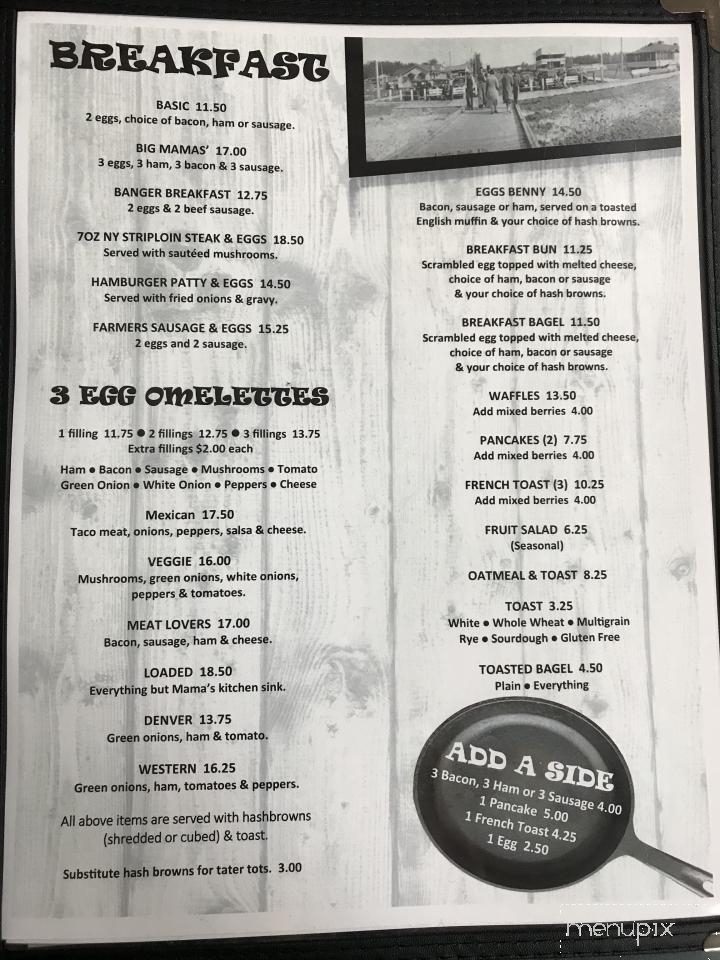 Mamas In the Kitchen - Alberta Beach, AB menu_pic