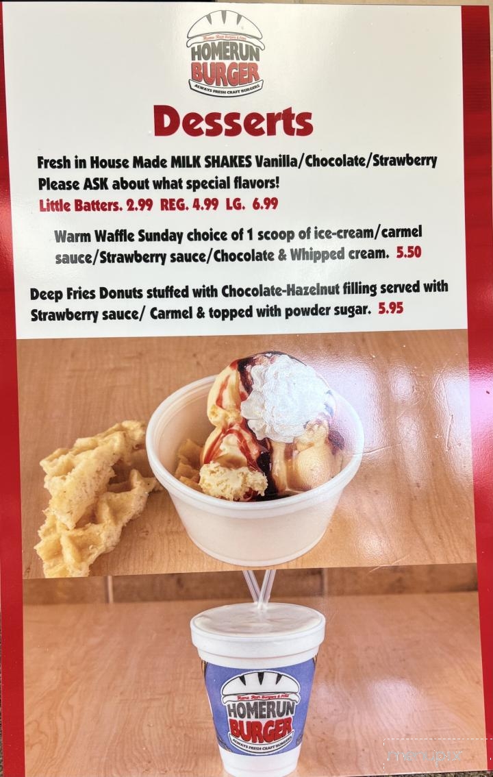 Home Run Burgers & Fries - Louisville, KY menu_pic