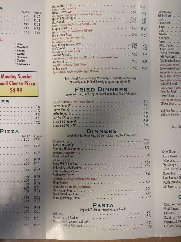 Brother's Pizza - Raynham, MA menu_pic
