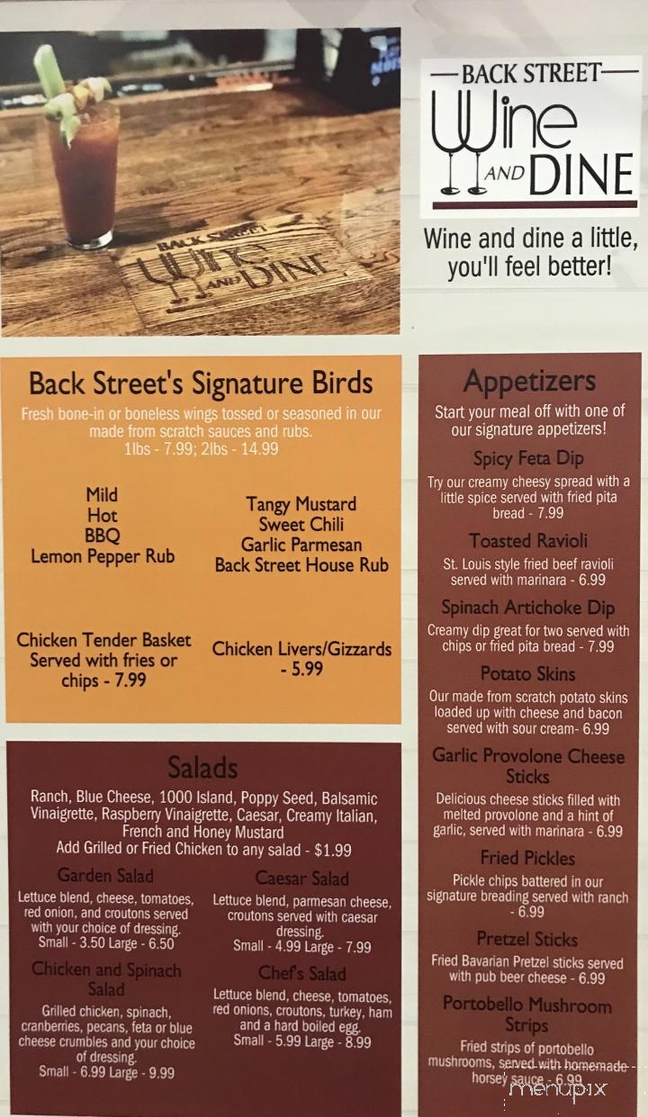 BackStreet Wine And Dine - Hecker, IL menu_pic