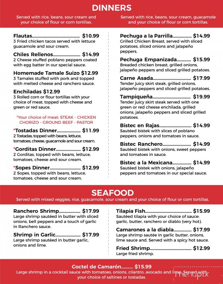 Sofia's Place - Island Lake, IL menu_pic