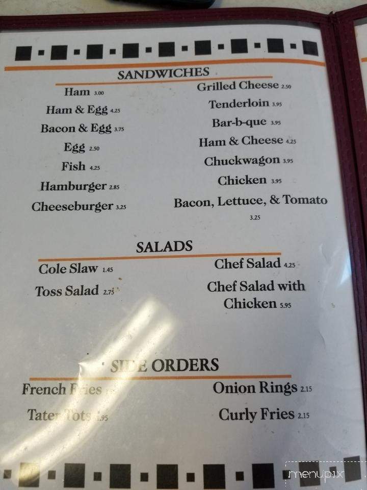 Edgewood Restaurant - Crossville, TN menu_pic