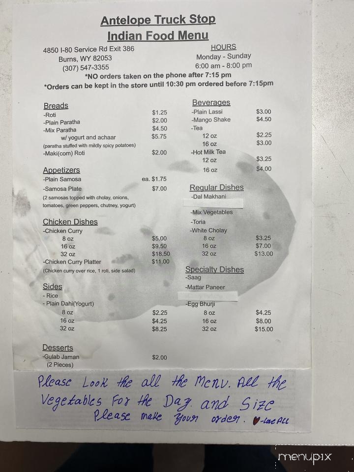 Antelope Truck Stop Pronghorn - Burns, WY