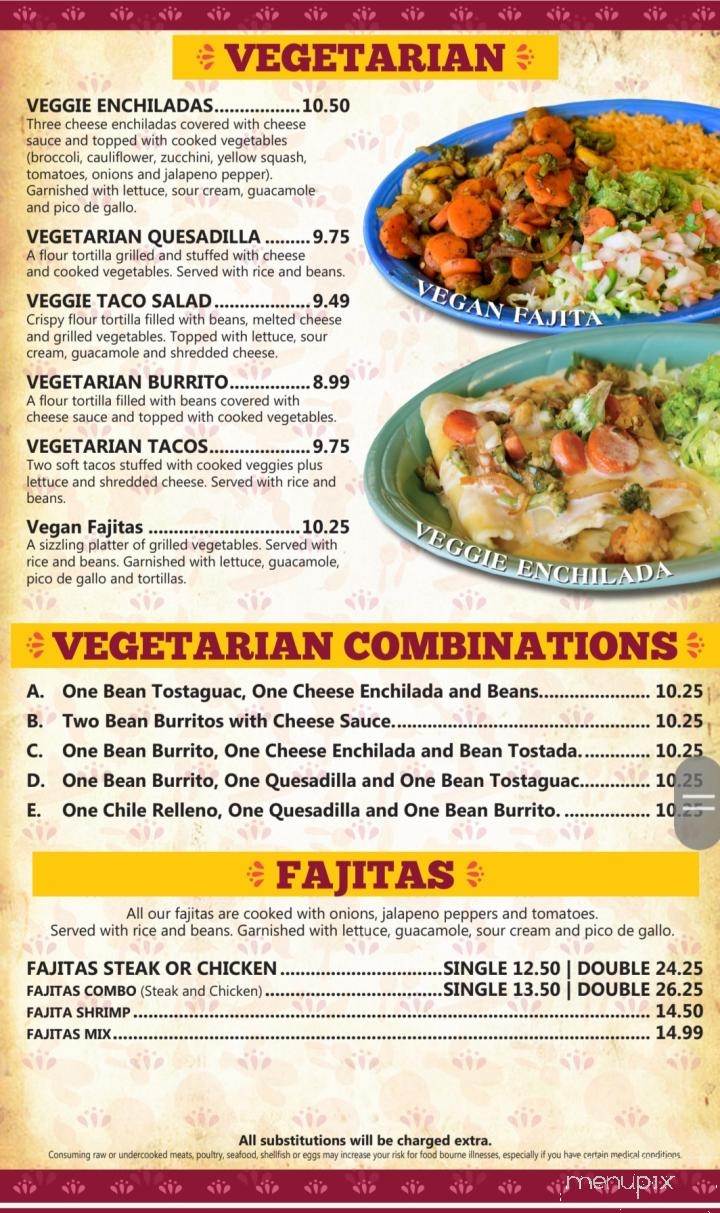 La Rosita Mexican Restaurant - Greenbrier, AR menu_pic