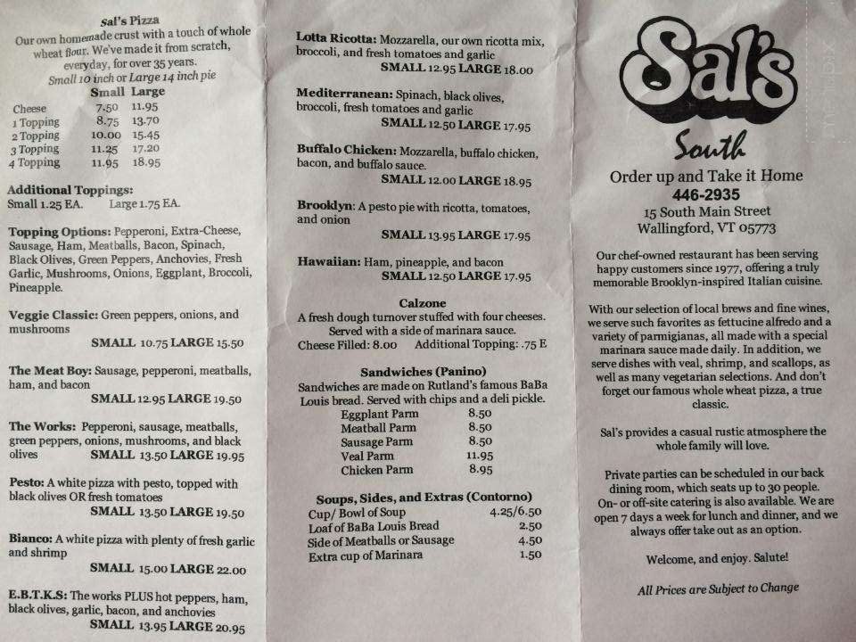 Sal's South - Wallingford, VT