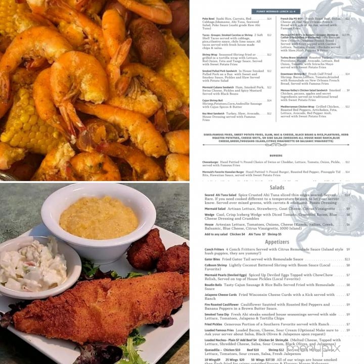 The Funky Mermaid Lounge - Panama City, FL menu_pic