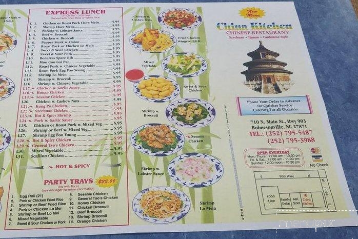 China Kitchen - Robersonville, NC