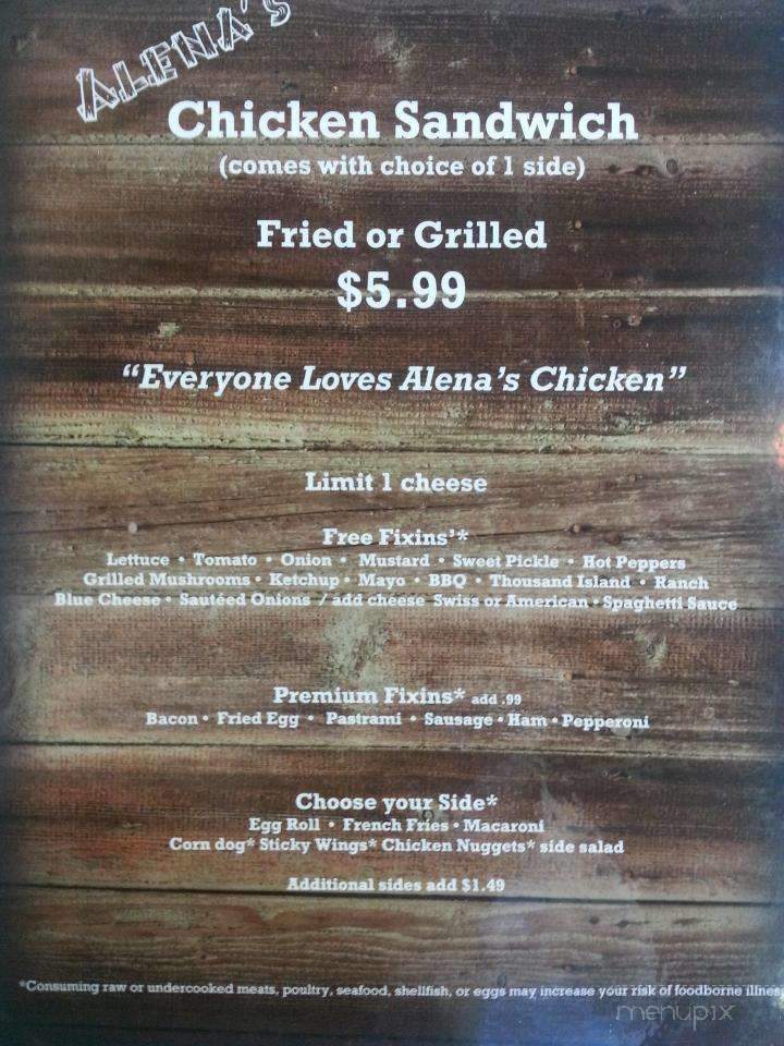 Billy Bob's Hillbilly Fixins' - Brunswick, GA menu_pic
