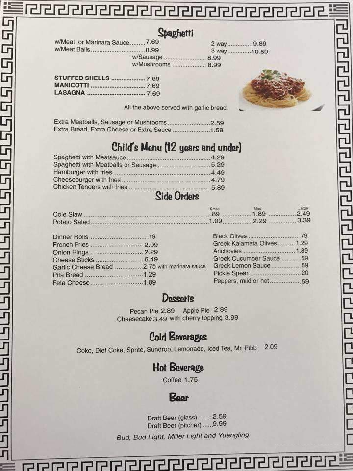 Famous Subs & Pizza - Southport, NC menu_pic
