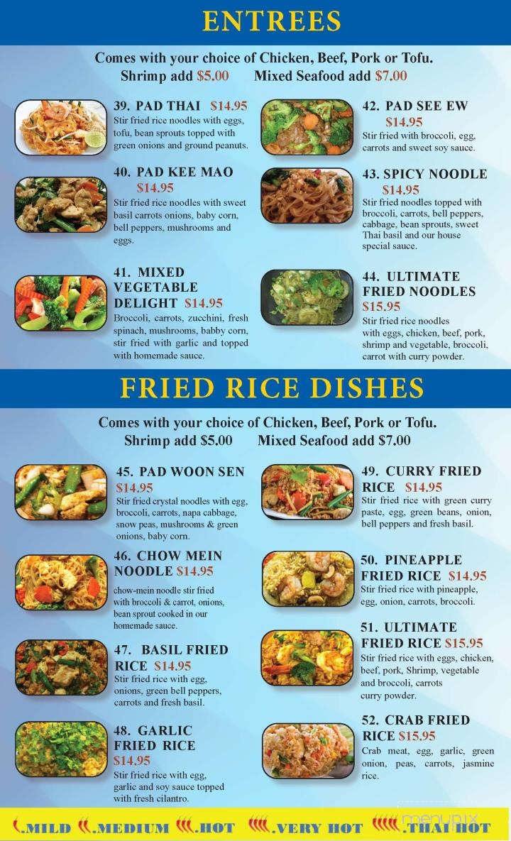 A Touch of Thai - Yuma, AZ menu_pic