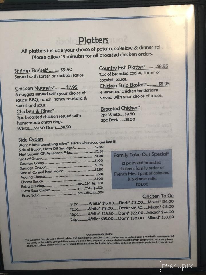 Nancy's Northside Family Rest - Rice Lake, WI menu_pic
