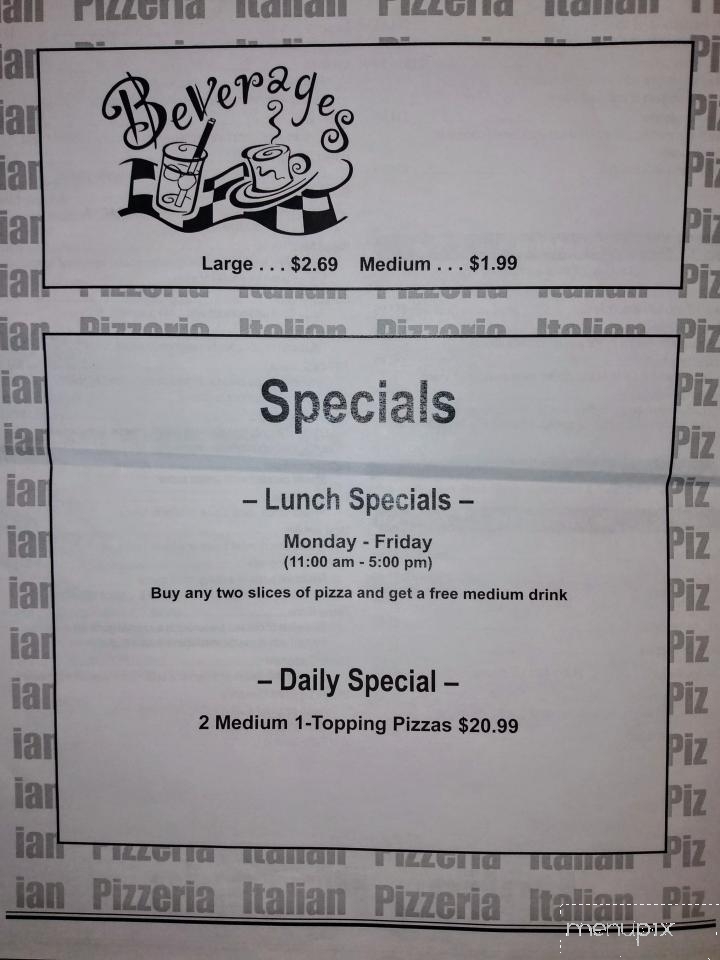 Italian Pizzeria - Nashville, NC menu_pic