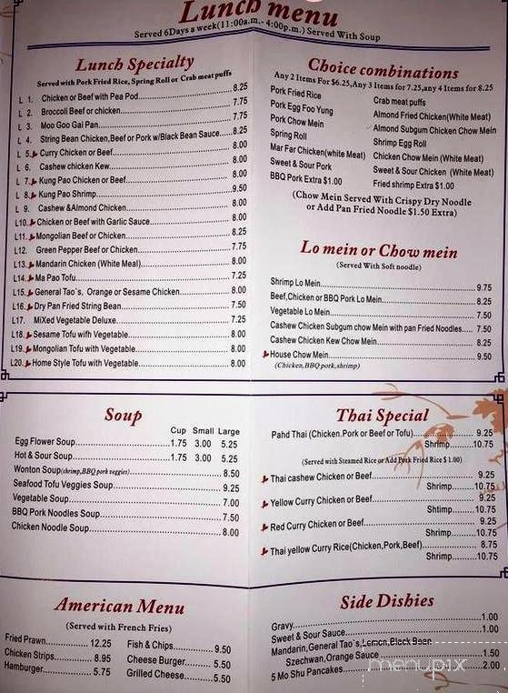 Four Seasons - Grants Pass, OR menu_pic