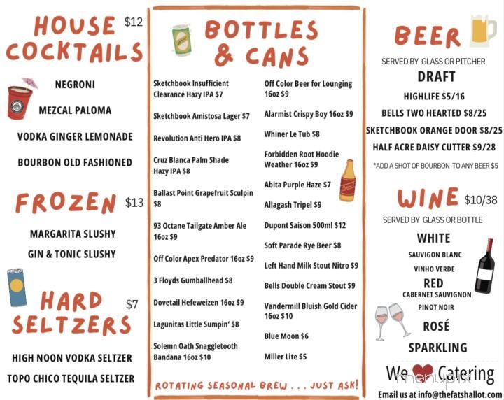 The Fat Shallot - Evanston, IL menu_pic