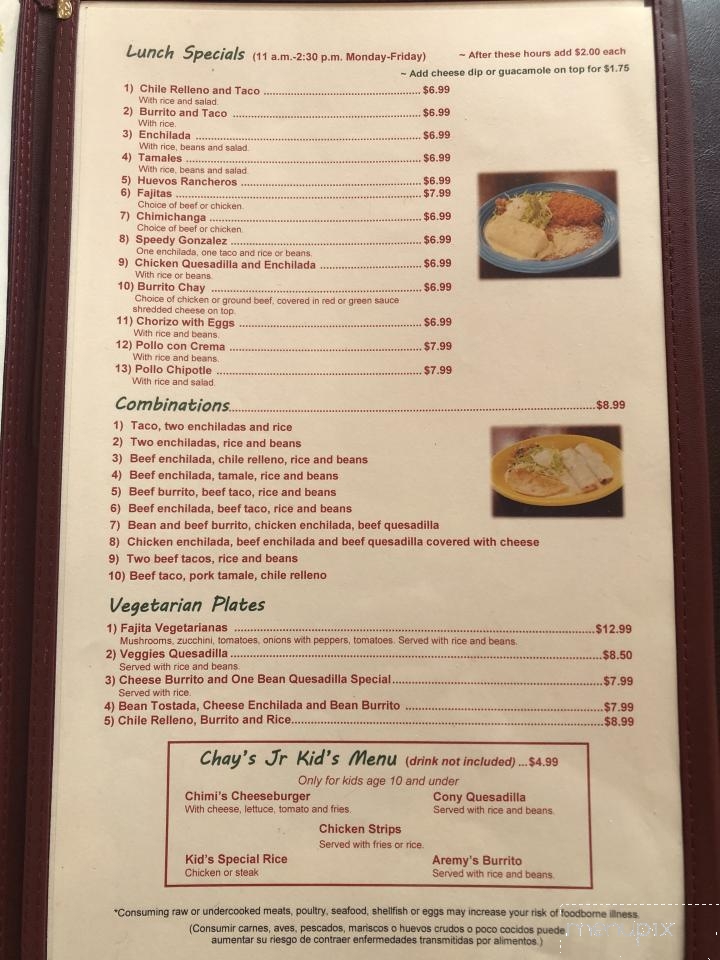 Los Michoacanos Garcia’s - Springfield, MO menu_pic